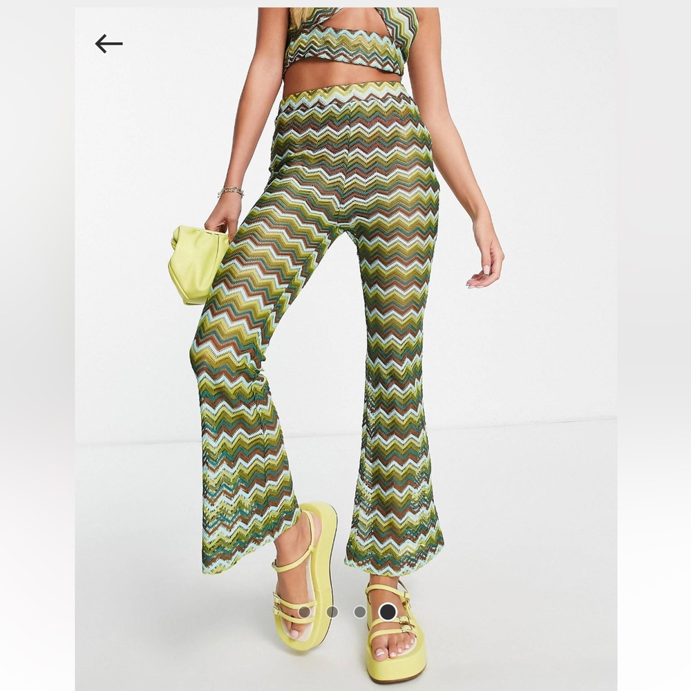 Sisters of The Tribe High Waisted Retro Kick Flare Pants